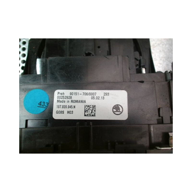 COMMANDE DE CHAUFFAGE SKODA CITIGO