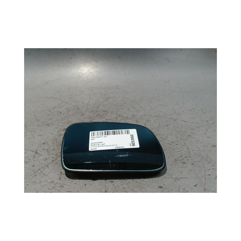 GLACE RETROVISEUR EXT D PEUGEOT 407