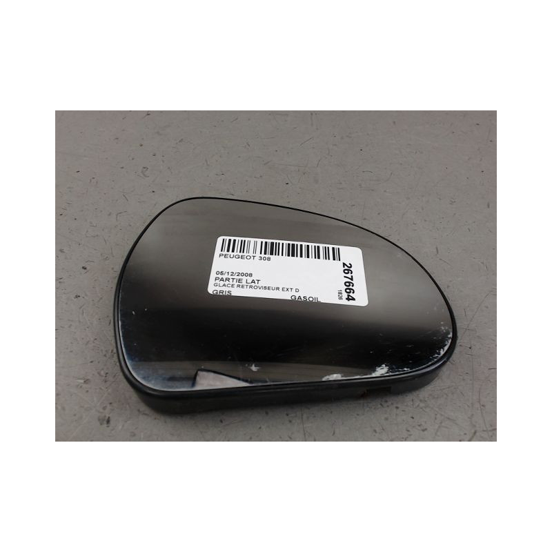 GLACE RETROVISEUR EXT D PEUGEOT 308