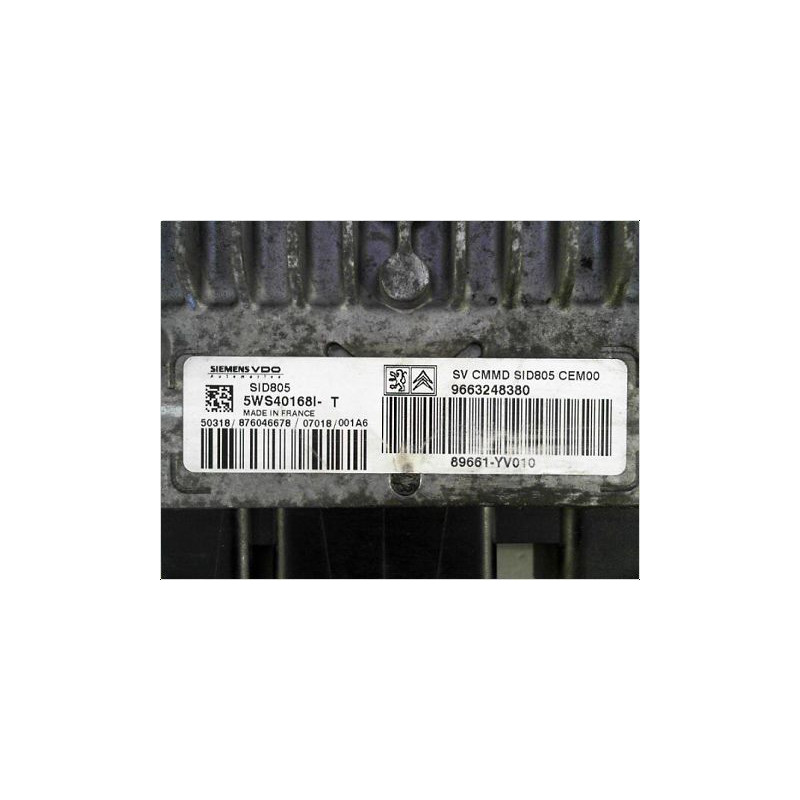 CALCULATEUR MOTEUR PEUGEOT 107 5P