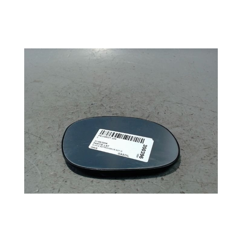 GLACE RETROVISEUR EXT D PEUGEOT 206 5P