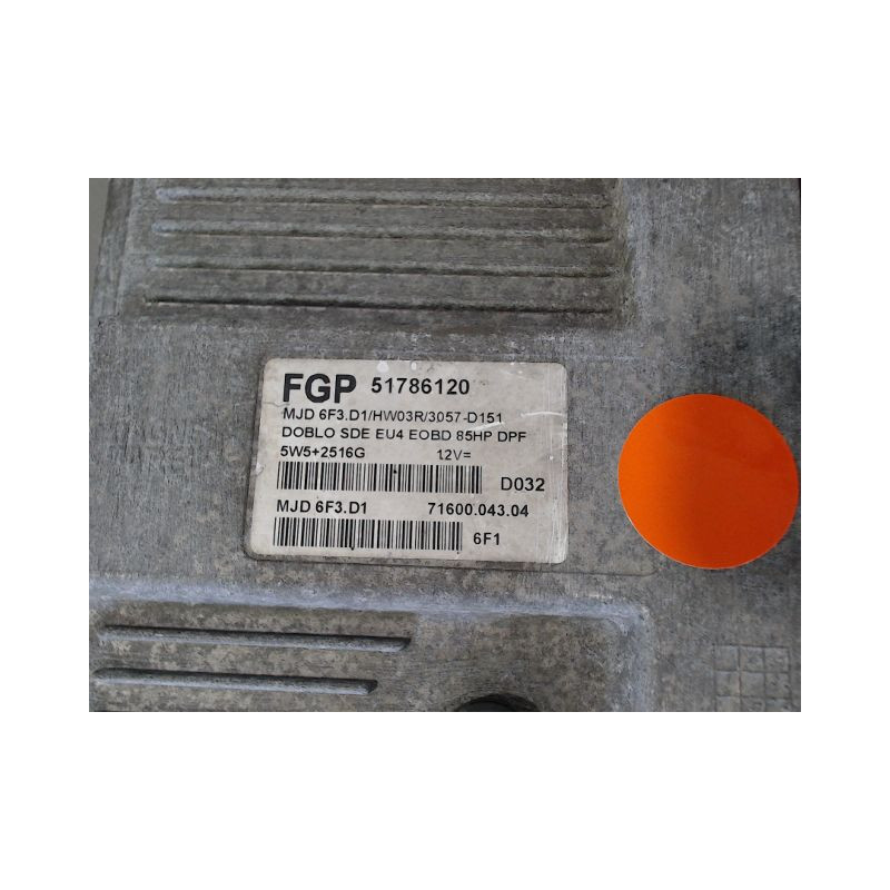CALCULATEUR MOTEUR FIAT DOBLO