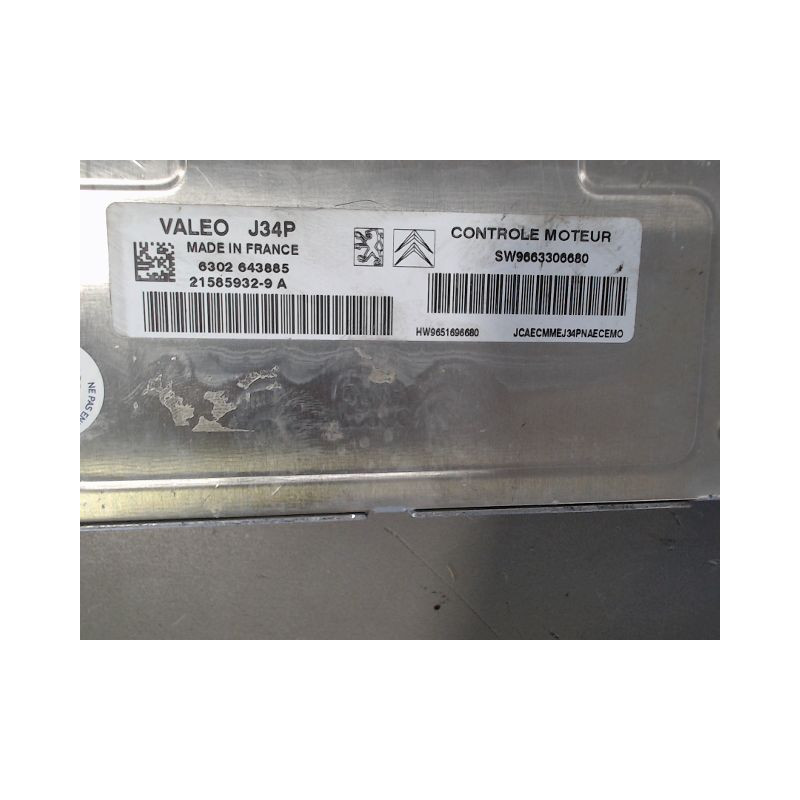 CALCULATEUR MOTEUR CITROEN C2