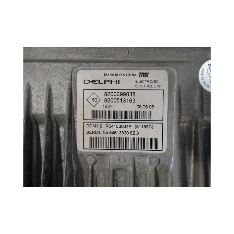 CALCULATEUR MOTEUR RENAULT CLIO