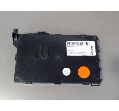 BOITIER GESTION HABITACLE RENAULT CLIO