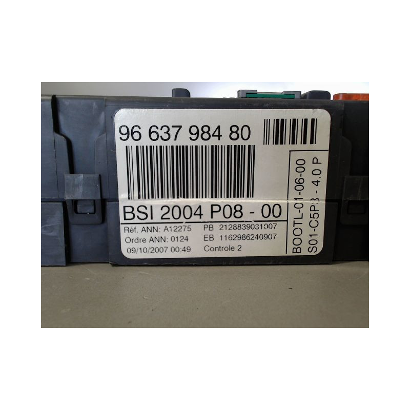 BOITIER GESTION HABITACLE PEUGEOT 207