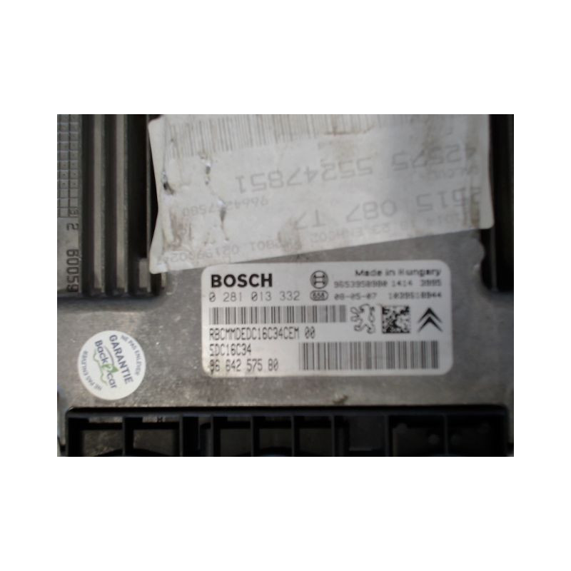 CALCULATEUR MOTEUR PEUGEOT 308