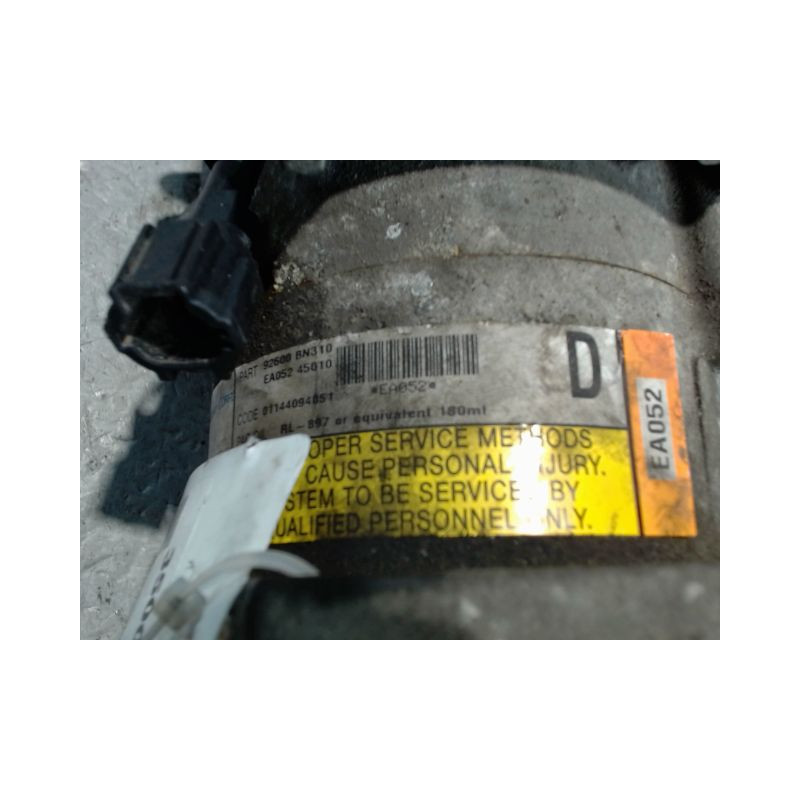 COMPRESSEUR AIR CONDITIONNE NISSAN ALMERA TINO 2003-