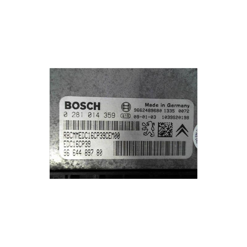 CALCULATEUR MOTEUR PEUGEOT 807 2002-2014