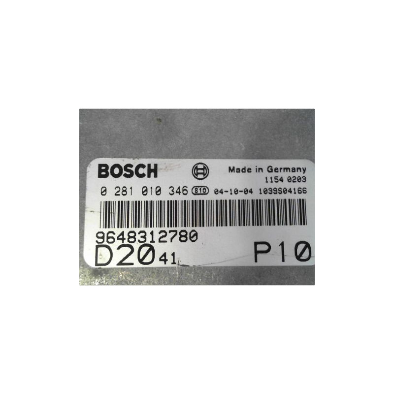 CALCULATEUR MOTEUR PEUGEOT BOXER 290CS TOLE 02-2006