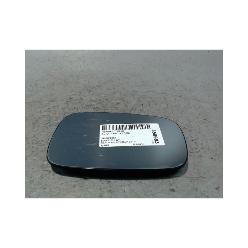 GLACE RETROVISEUR EXT D RENAULT CLIO III 2005-