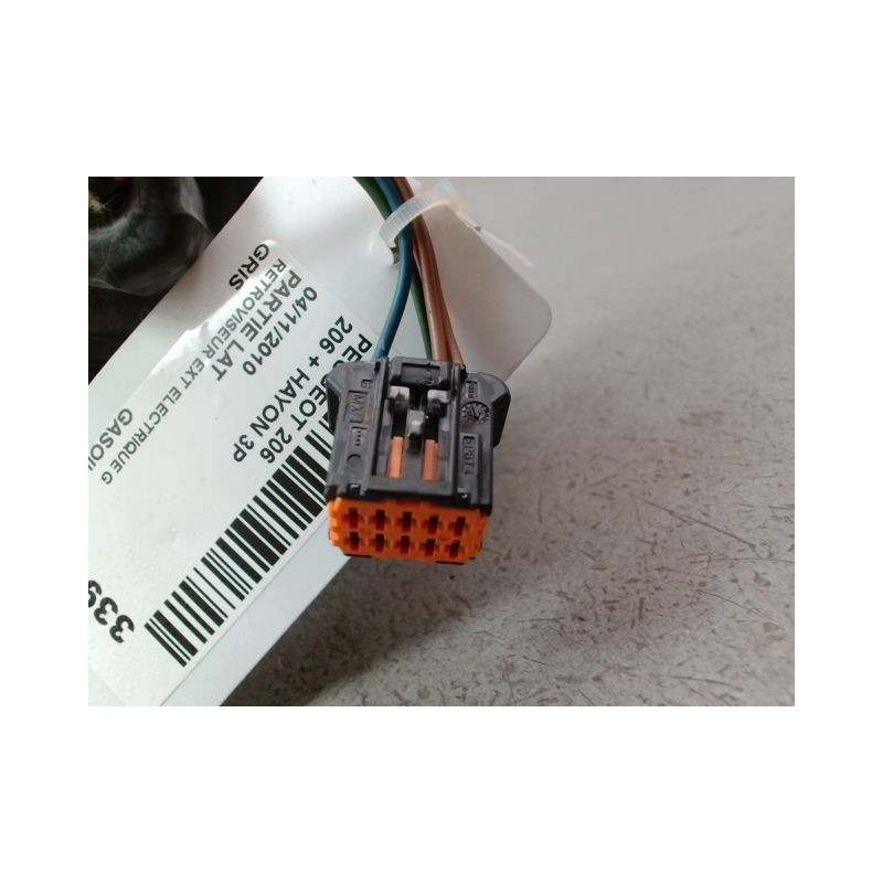 RETROVISEUR EXTERIEUR ELECTRIQUE GAUCHE PEUGEOT 206 + 2009-2013