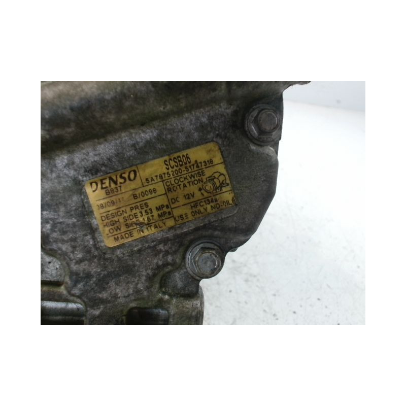 COMPRESSEUR AIR CONDITIONNE FIAT PANDA 2003-