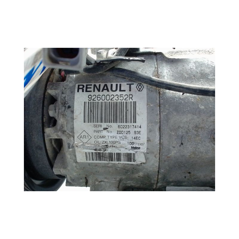 COMPRESSEUR AIR CONDITIONNE RENAULT CAPTUR