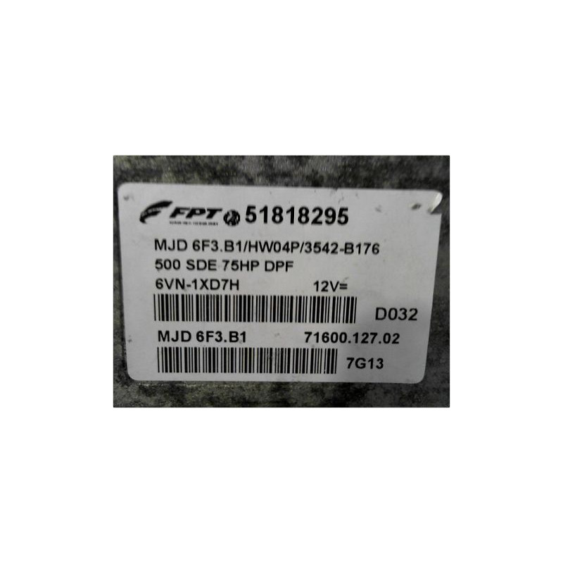 CALCULATEUR MOTEUR FIAT GRANDE PUNTO III 05-13