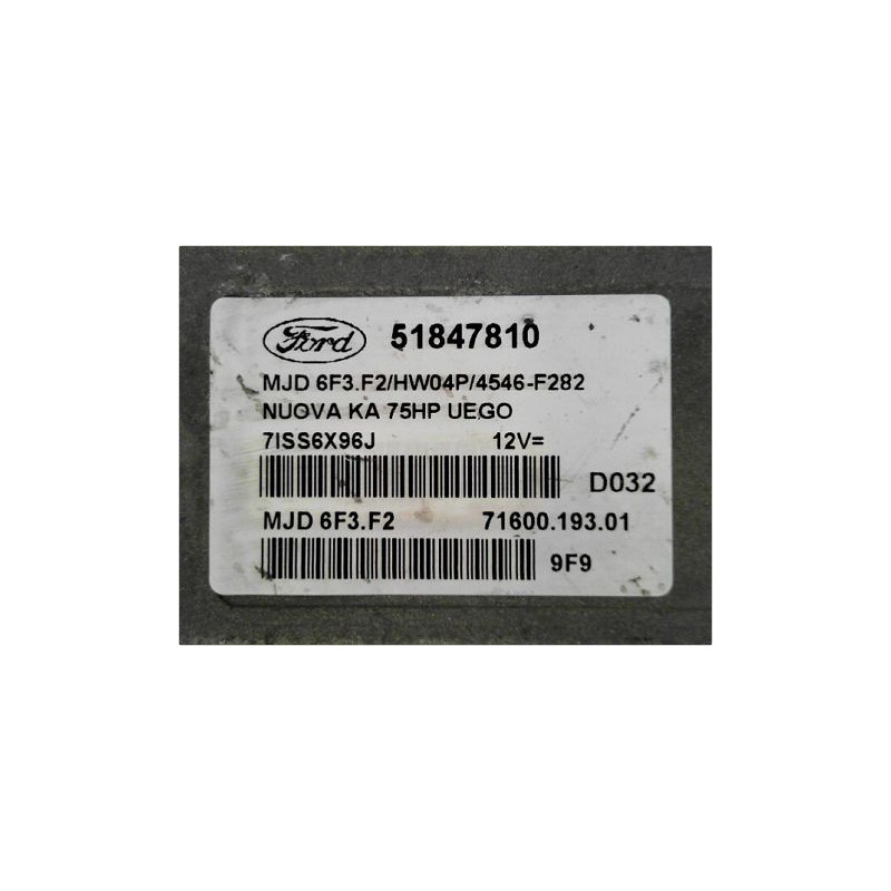 CALCULATEUR MOTEUR FORD KA II 2008-