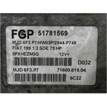 CALCULATEUR MOTEUR FIAT GRANDE PUNTO