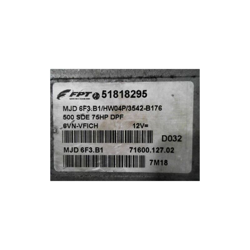 CALCULATEUR MOTEUR FIAT 500 2007-