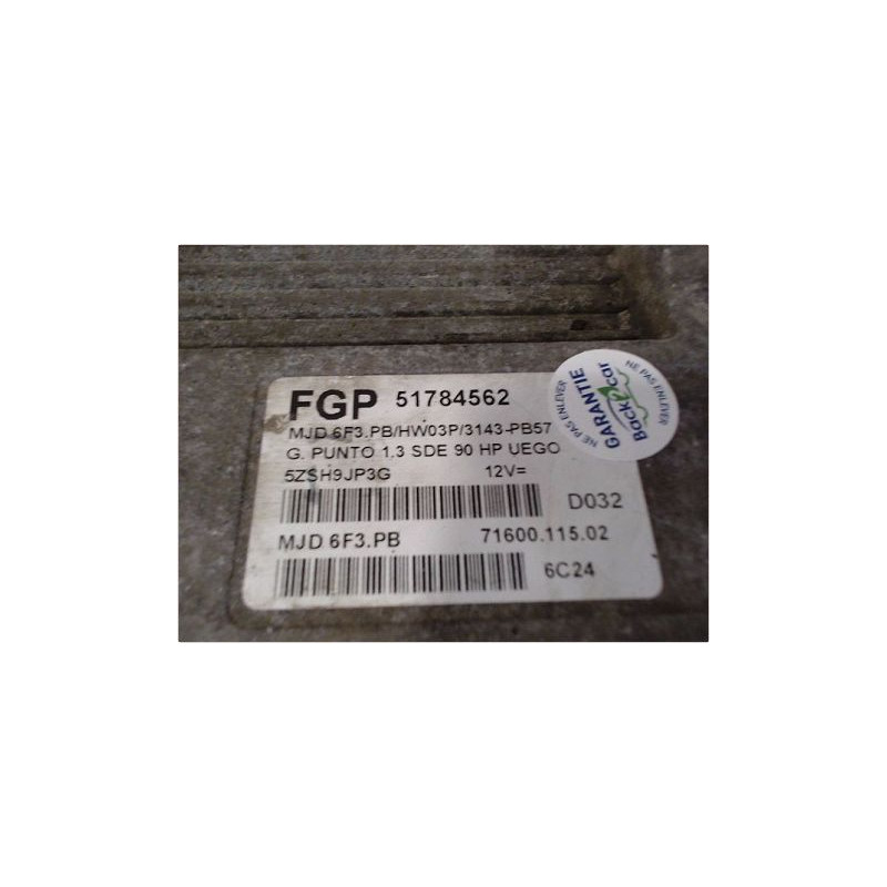 CALCULATEUR MOTEUR FIAT PUNTO
