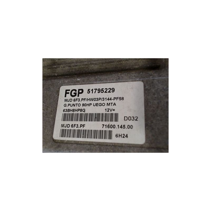 CALCULATEUR MOTEUR FIAT PUNTO