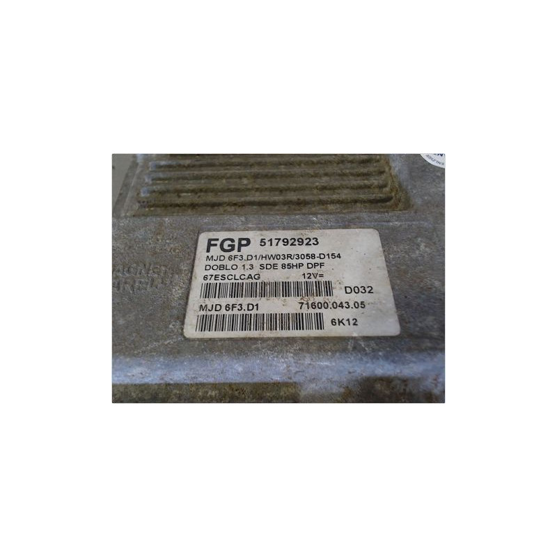 CALCULATEUR MOTEUR FIAT DOBLO