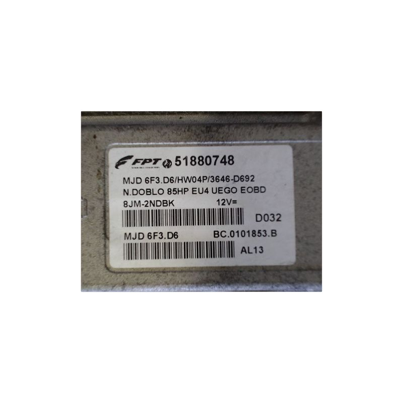 CALCULATEUR MOTEUR FIAT DOBLO