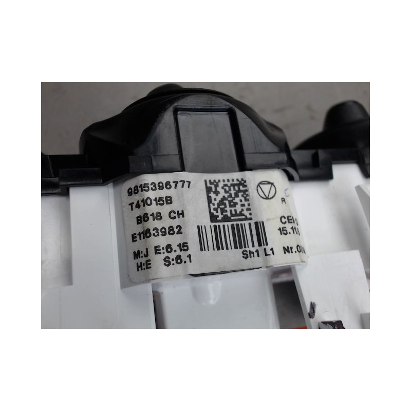 COMMANDE DE CHAUFFAGE CITROEN C3