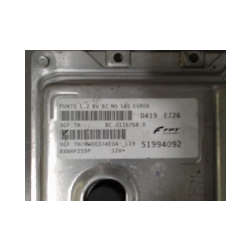 CALCULATEUR MOTEUR FIAT PUNTO 2003-