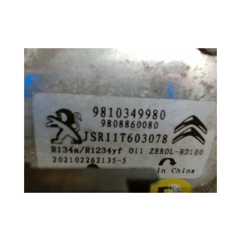 COMPRESSEUR AIR CONDITIONNE CITROEN C3