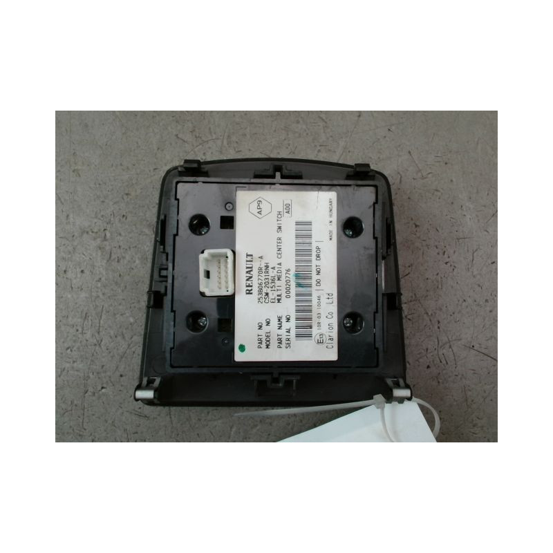 COMMANDE GPS RENAULT GRAND SCENIC MONOSP. III Phase 2 LONG 2011-2013
