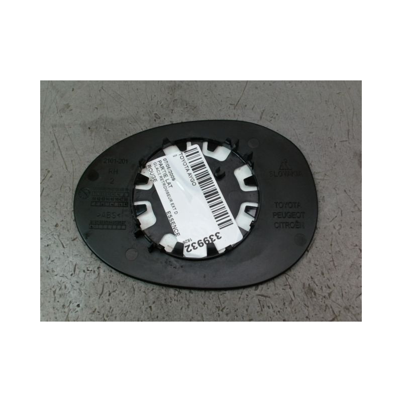 GLACE RETROVISEUR EXT D TOYOTA AYGO I Phase 1 2005-2009