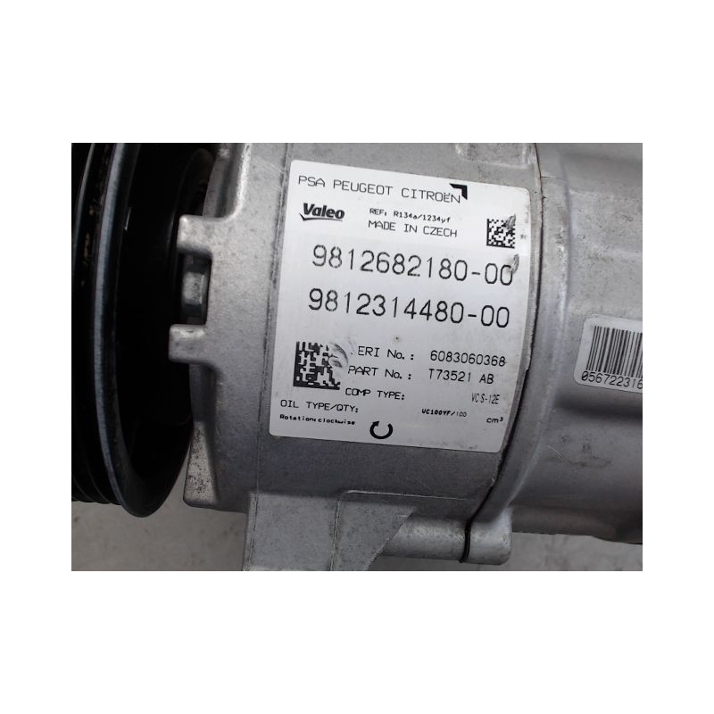 COMPRESSEUR AIR CONDITIONNE PEUGEOT 308