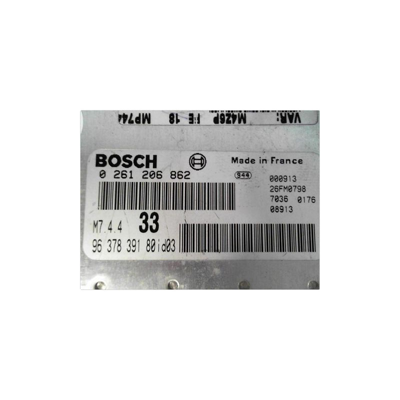 CALCULATEUR MOTEUR PEUGEOT PARTNER -2002