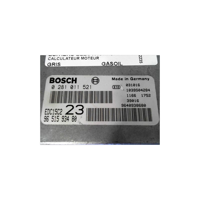 CALCULATEUR MOTEUR CITROEN XSARA PICASSO 99-10
