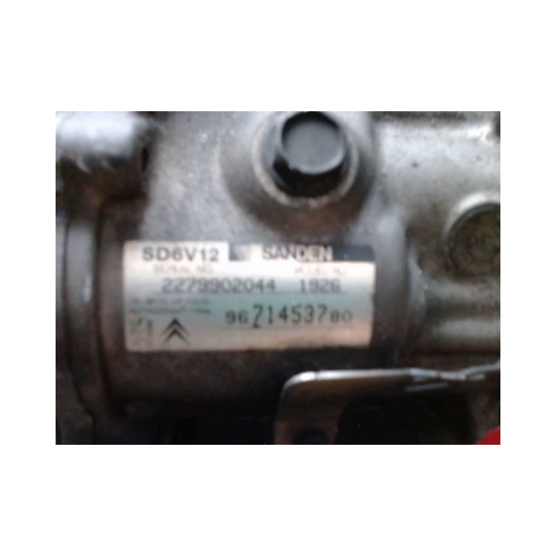 COMPRESSEUR AIR CONDITIONNE PEUGEOT 206+ 1.4 HDI - 8V TURBO
