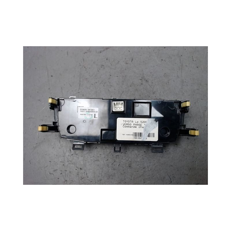 COMMANDE DE CHAUFFAGE TOYOTA VERSO PHASE 1 2.0 D4D - 16V TU