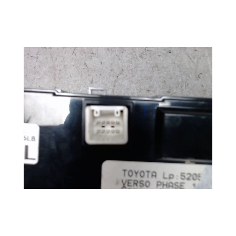 COMMANDE DE CHAUFFAGE TOYOTA VERSO PHASE 1 2.0 D4D - 16V TU