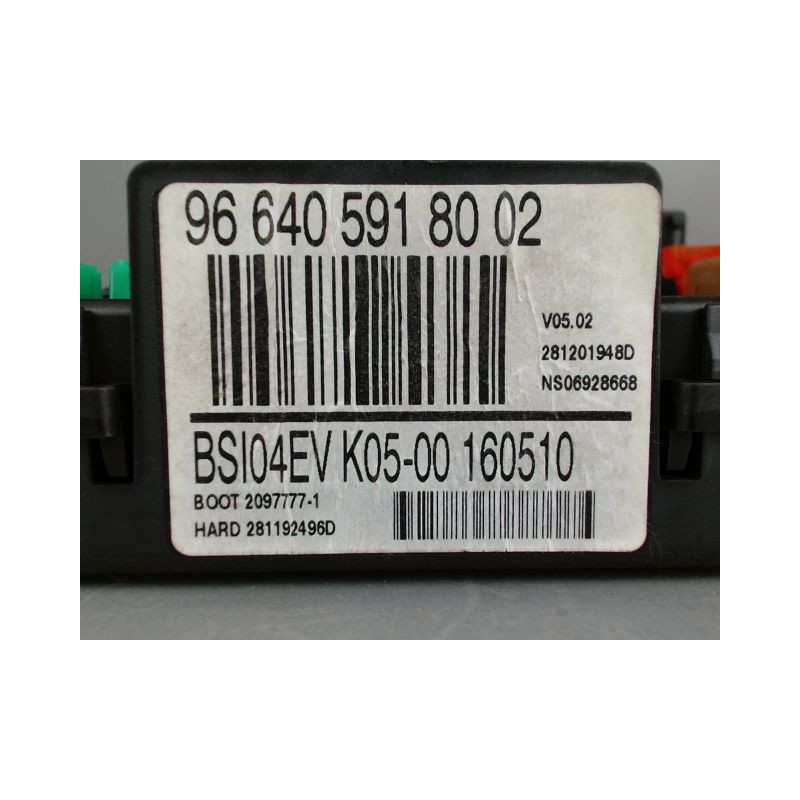 PLATINE FUSIBLE AVANT CITROEN C4 1 PHASE 2 1.6 HDI - 16V TUR