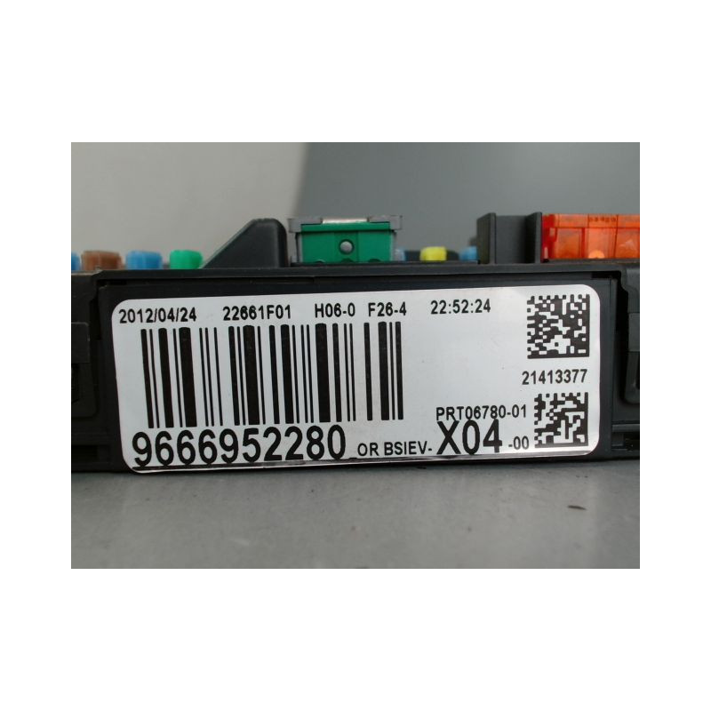 PLATINE FUSIBLE AVANT CITROEN C3 2 PHASE 1 1.4 HDI - 8V TURB