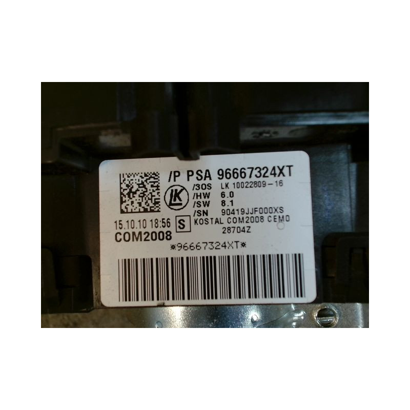 BLOC COMMODOS CITROEN C3 2 PHASE 1  DIESEL