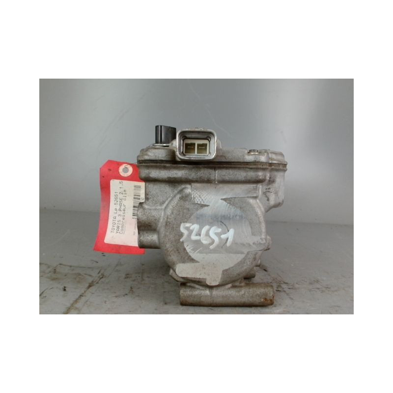 COMPRESSEUR AIR CONDITIONNE TOYOTA YARIS 3 PHASE 2 1.5I - 16V HYB