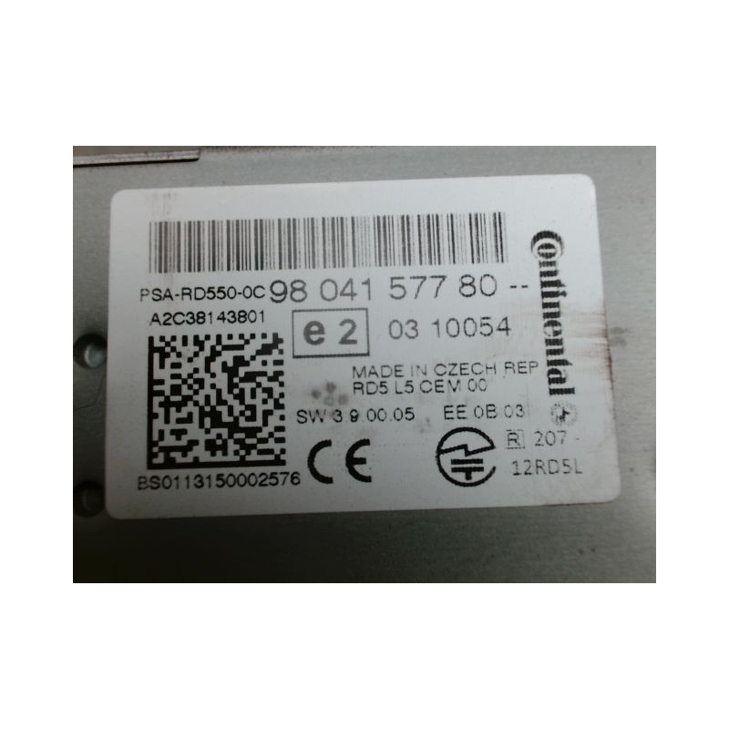 AUTORADIO PEUGEOT 508 2010-