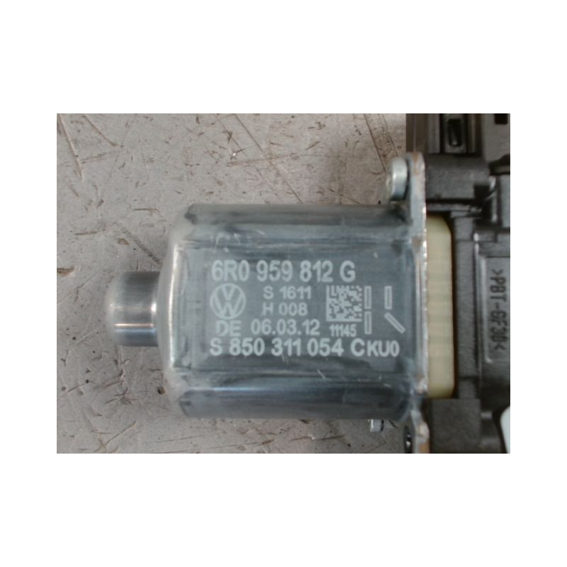 MECANISME+MOTEUR LEVE-GLACE ARRIERE DROIT VOLKSWAGEN POLO 2009-