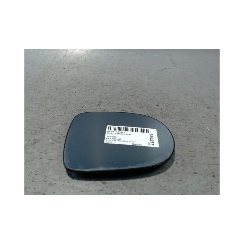 GLACE RETROVISEUR EXT D RENAULT CLIO III 2009-