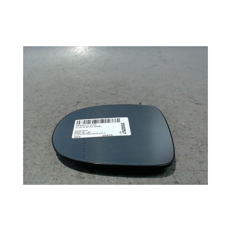 GLACE RETROVISEUR EXT G RENAULT CLIO III 2009-
