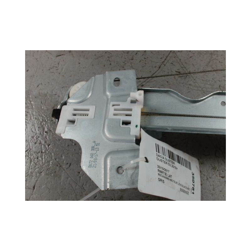 MECANISME+MOTEUR LEVE-GLACE AVANT DROIT DACIA DUSTER 2010-