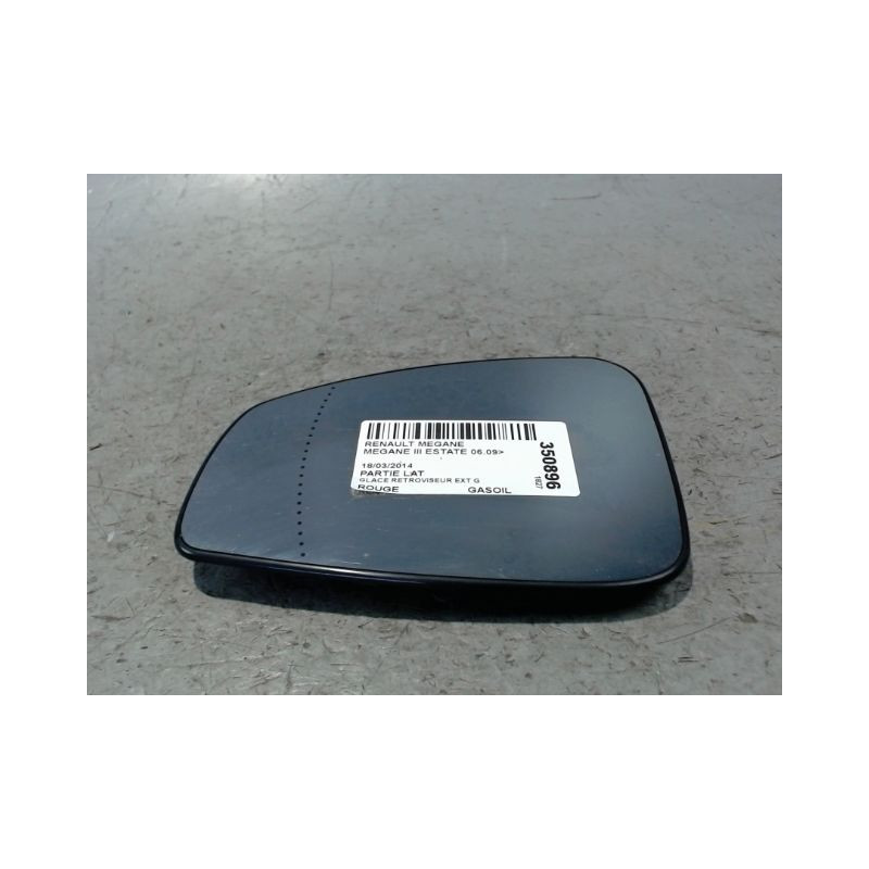 GLACE RETROVISEUR EXT G RENAULT MEGANE III ESTATE 09-