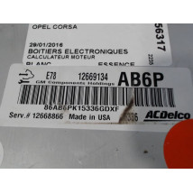 CALCULATEUR MOTEUR OPEL CORSA