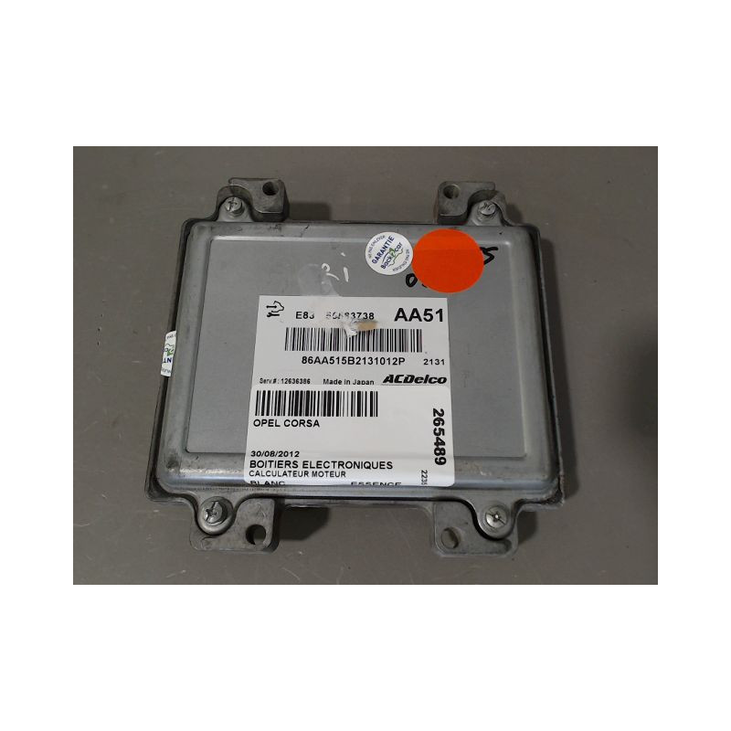 CALCULATEUR MOTEUR OPEL CORSA