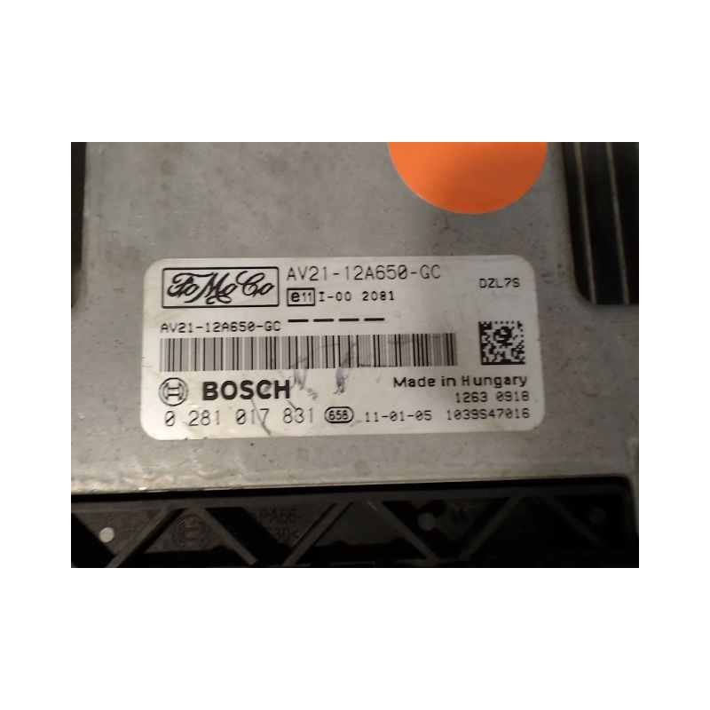 CALCULATEUR MOTEUR FORD FIESTA